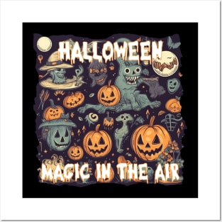 Halloween Magic in the Air Posters and Art